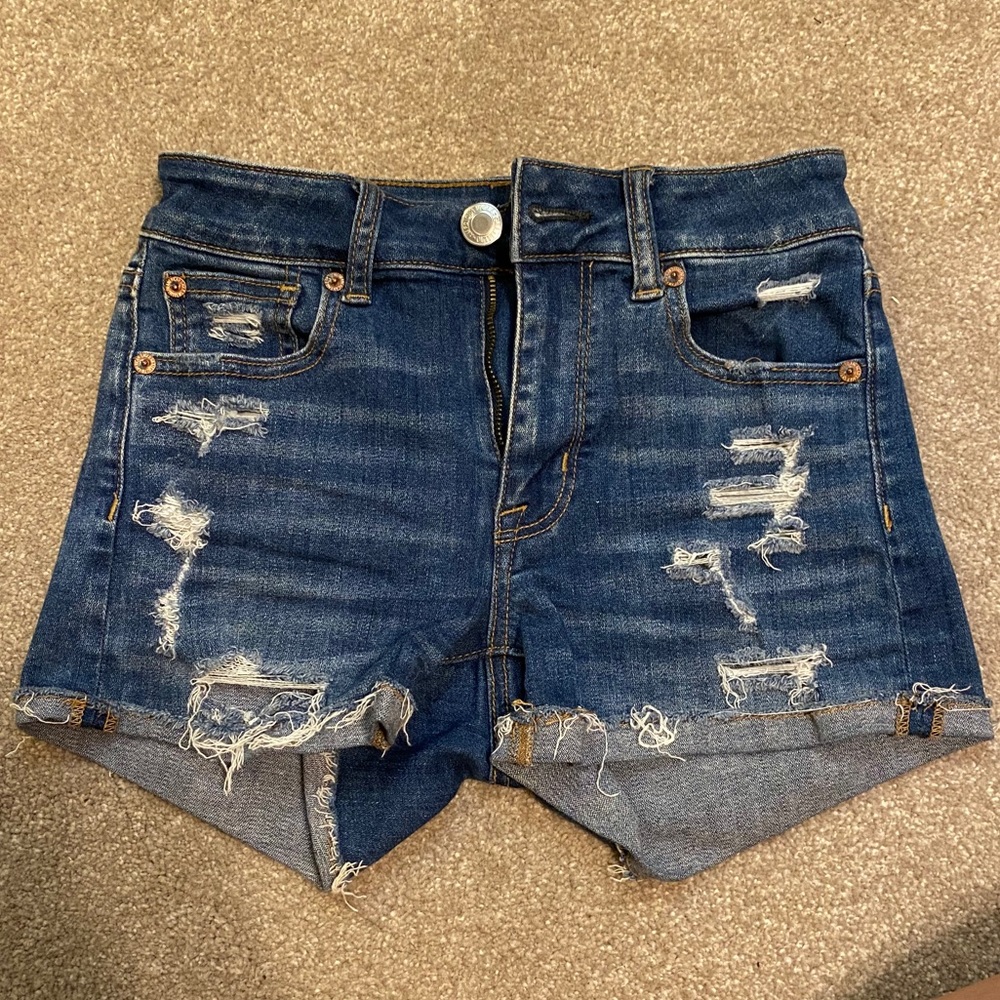 American Eagle high waisted shorts Size 0